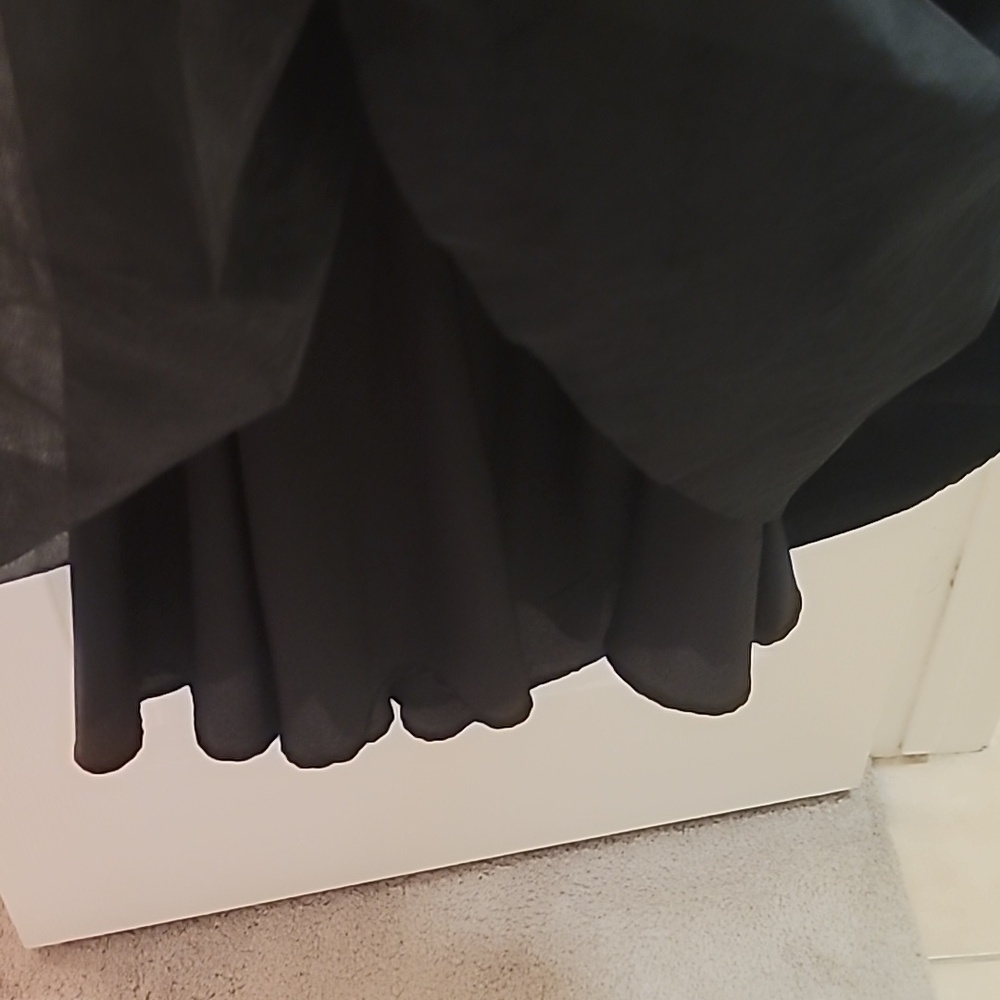 Strapless Black Midi Dress 🖤 - Picture 10 of 12